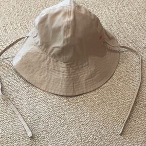 Solveig Cotton Bucket Hat Beige